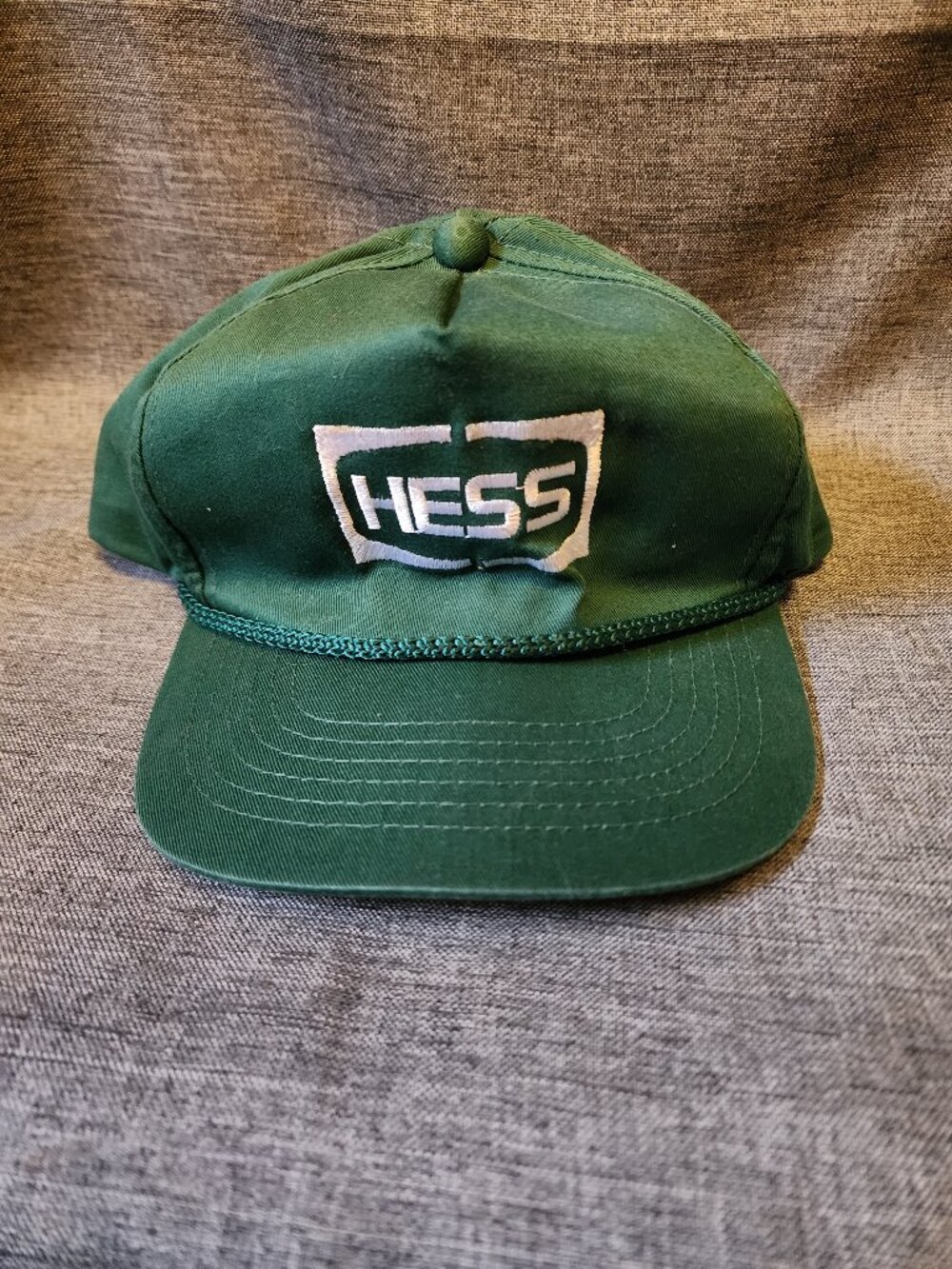 The Sportsman Hess Gas Station Green Embroidered Logo Rope Snapback Hat
